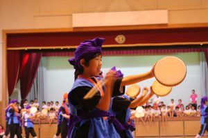 娘の運動会エイサー4