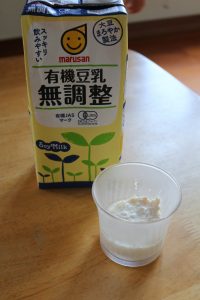 固まった豆乳2