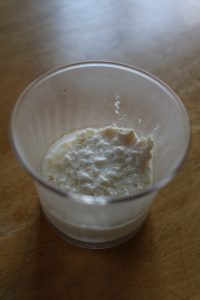 固まった豆乳アップ