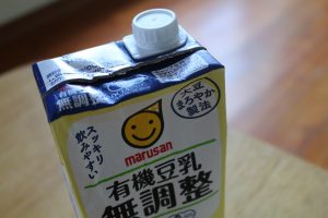 固まった豆乳パックの頭部
