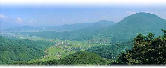 青木村の風景