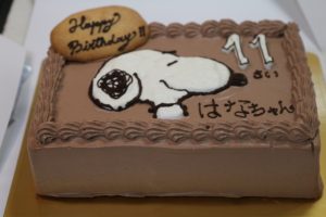 次女バースデーケーキ