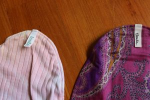 タグが変わっていたtoutaの布ナプキン