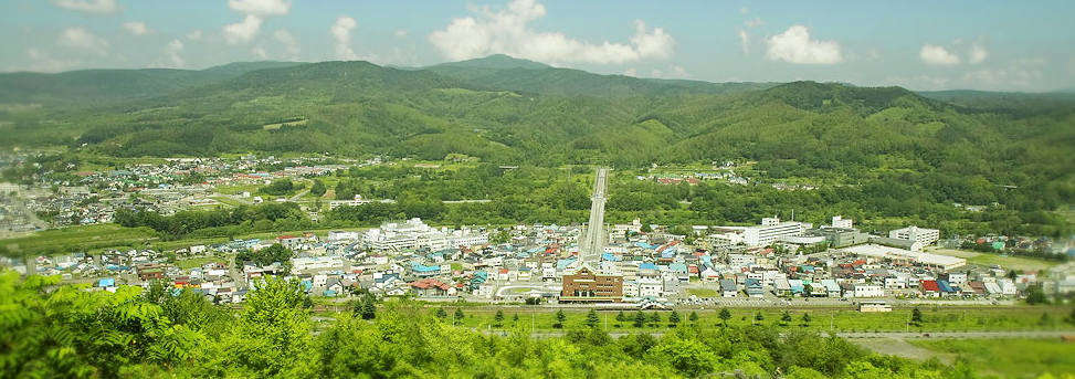 北海道赤平市の風景