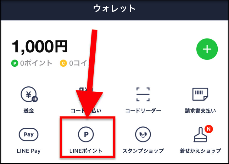 lineポイント