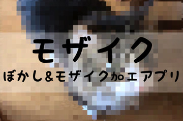 スマホでぼかし モザイクを写真に入れたいならこれ 超シンプルで便利な モザイク ぼかし モザイク加工アプリ の特徴 使い方を紹介 画像編集アプリ 毎日が生まれたて