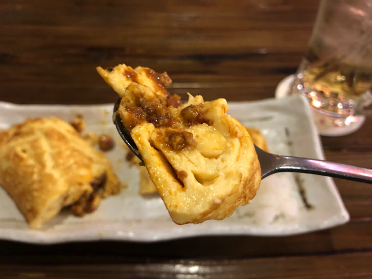 沖縄タコライス卵焼き