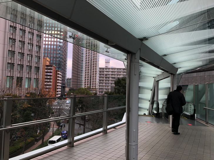 大崎駅のエスカレーター
