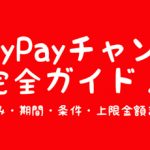 PayPayチャンス完全ガイド